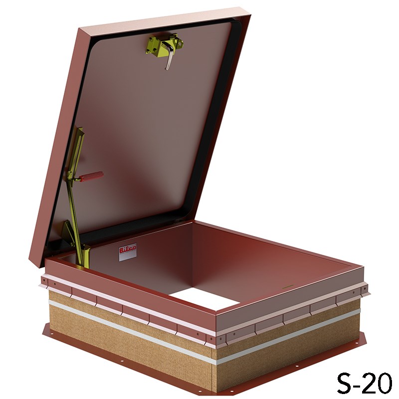 Free Roof Hatches Revit Download – Type S Roof Hatch-Ladder Access ...